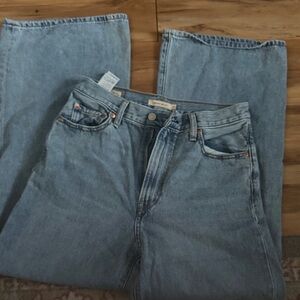 LEVIS RIBCAGE WIDE LEG MEDIUM WASH